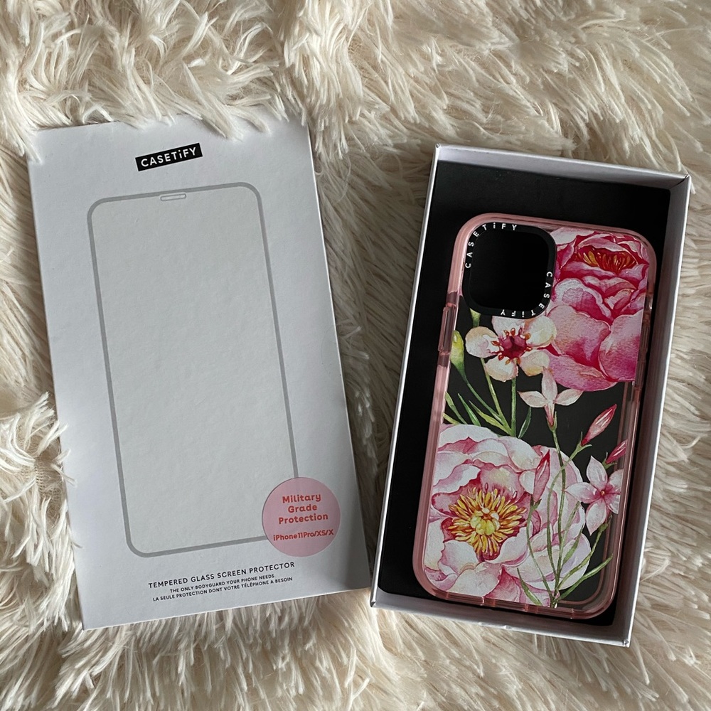 Casetify iPhone 11 Pro case & screen protector
